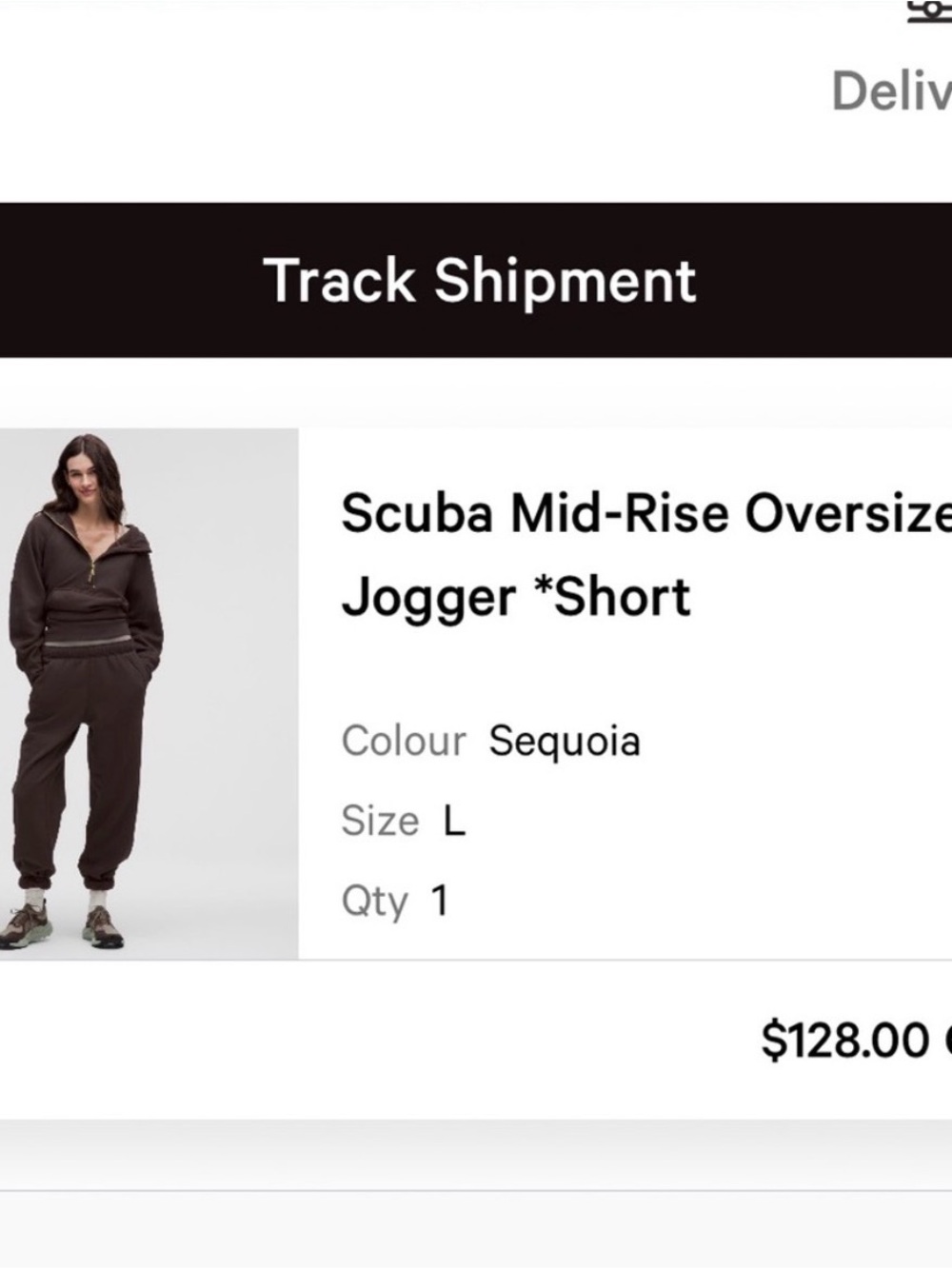 Scuba Mid-Rise Oversized Jogger in Sequoia